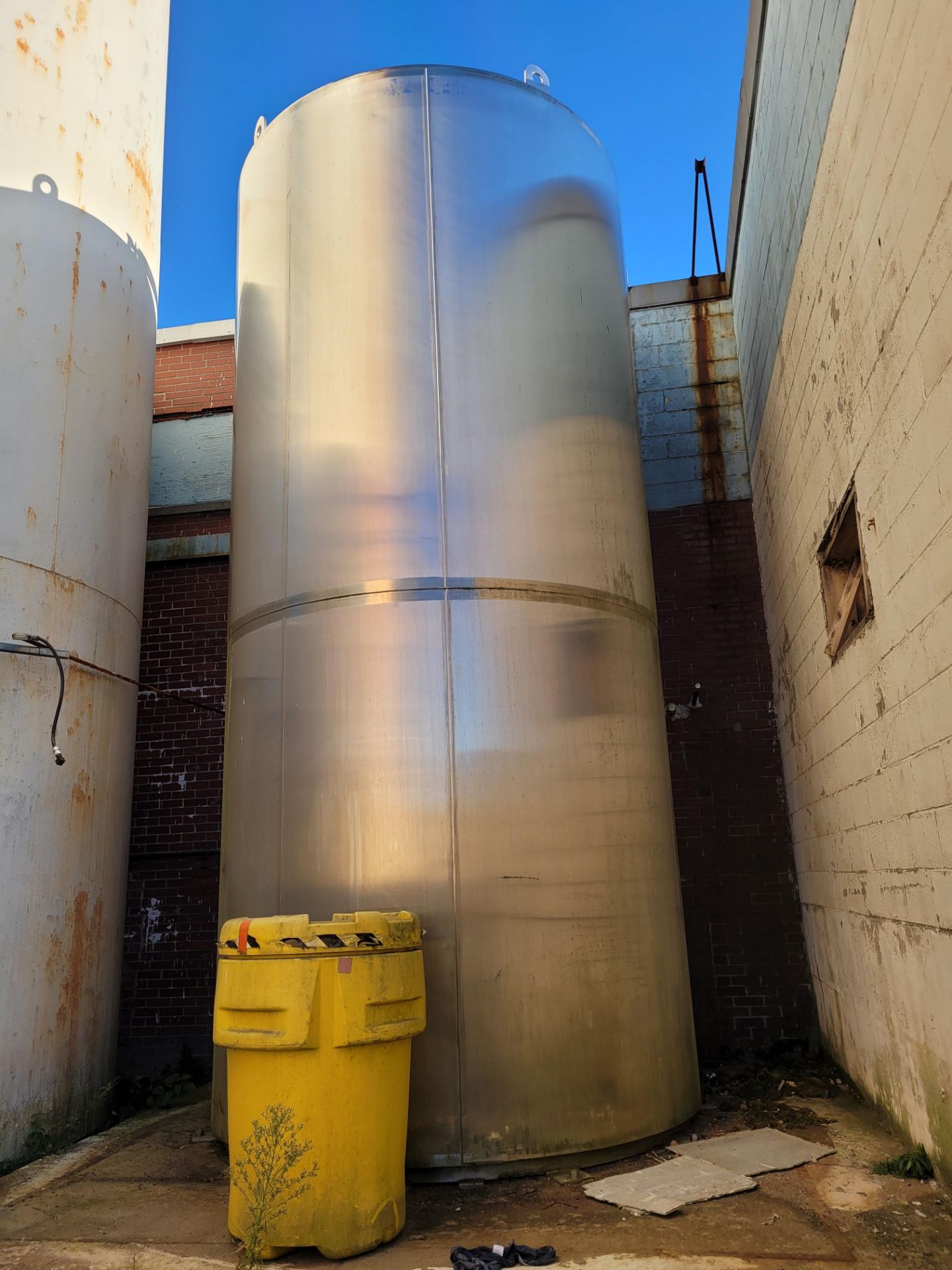 FELDMEIER 6500 gallon all stainless vertical jacketed storage tank, gallons based upon noted capaci - Image 6 of 8