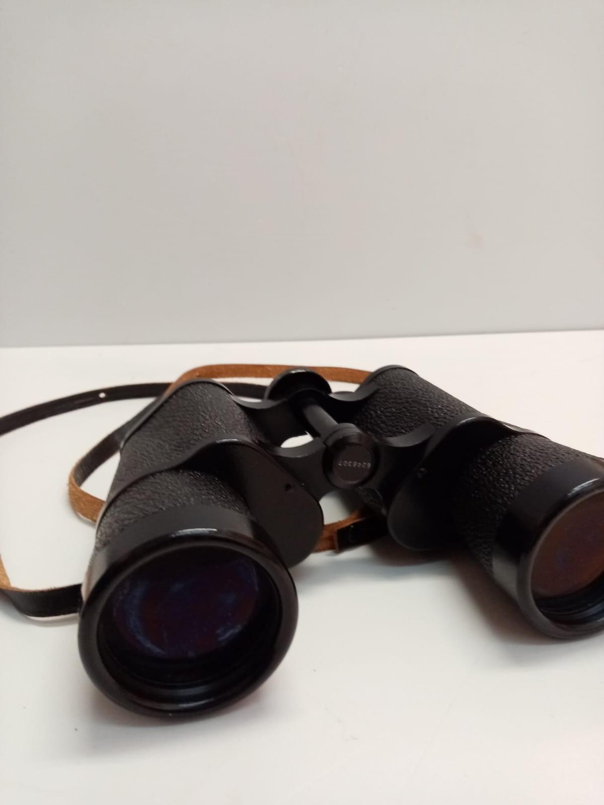 Large Carl Zeiss Jena Binoculars in Leather Carrying Case, 10 x 50w. - Bild 6 aus 8