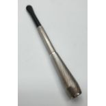 Vintage Extendable Cheroot Holder, Opens Telescopically up to 4 Sections, Marked 835 Silver.