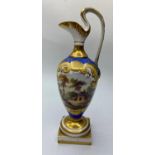 Daniel Grecian style urn 18cm tall with repair to handle and cracks in base