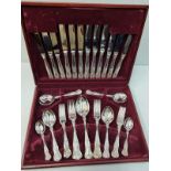 44 piece canteen of Newbridge silver plated cutlery. Newbridge is Irelands leading quality cutlery