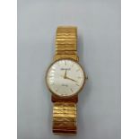 Ingersoll 9ct Gold Watch on Expandable Bracelet, Quartz Movement.