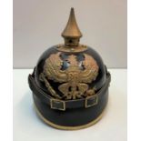 WW1 Prussian pickelhaube artillery type (repro)