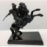 Bronze statue of 'IL CAVALLO' 25cm tall (+4cm stand), weight 4.1kg