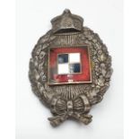 WW1 Imperial German Private Purchase Observers Badge dedicated to Lt Vöckle ?Don?t Stop Looking?