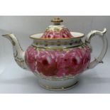 Ornate tea pot circa 1830.