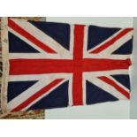 WW2 Union Jack Flag Dated 1944. Individually sewn panels, not a cheap copy print