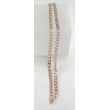 9k rose gold chain with 8g weight and 18" long, 4mm width (S3)