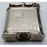 Vintage Polo Lighter. Windproof Model. Blank Cartouche. 5.4x4.0cm approx.