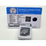 66.85ct Oval shape blue sapphire certified gemstone