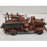 1950?s Tin Fire Truck, 40x18cms.