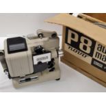 Genuine Eumig Automatic 8MM. Movie Projector. Complete with Box, All Components and Instruction