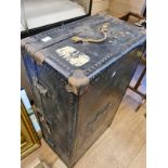 Large WW2 Officers travelling trunk well used condition, 92x54x33cm