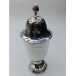 Antique Silver Sugar Sifter/Shaker, Clear Hallmark for Francis Stebbings, London 1915, Excellent