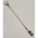 Early Brass Toasting Fork.