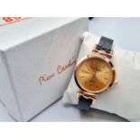 Pierre Cardin Ladies Quartz Wristwatch. New and Unworn in original presentation box. Having rose