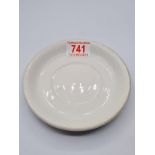 Luftwaffe Saucer - 1939 Dated Approx. 15cm diameter. Deeply sided white ceramic saucer. Clear