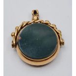 Vintage 9ct Gold Seal Pendant/Charm 6.4g