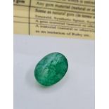 9.92 Beryl Gemstone with IDT Certificate