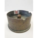 WWII Trench Art Shell Ashtray