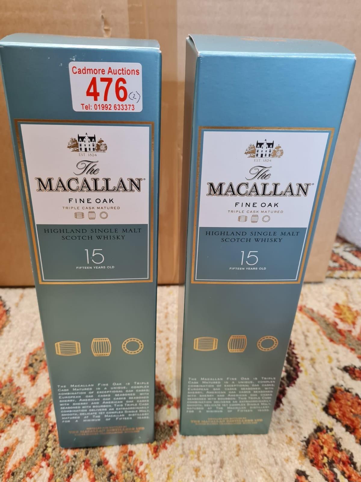 Two Boxed Bottles of ?The Macallan? Fine Oak Triple Cask Matured Single Malt Whisky. Over 15 Years - Image 2 of 4