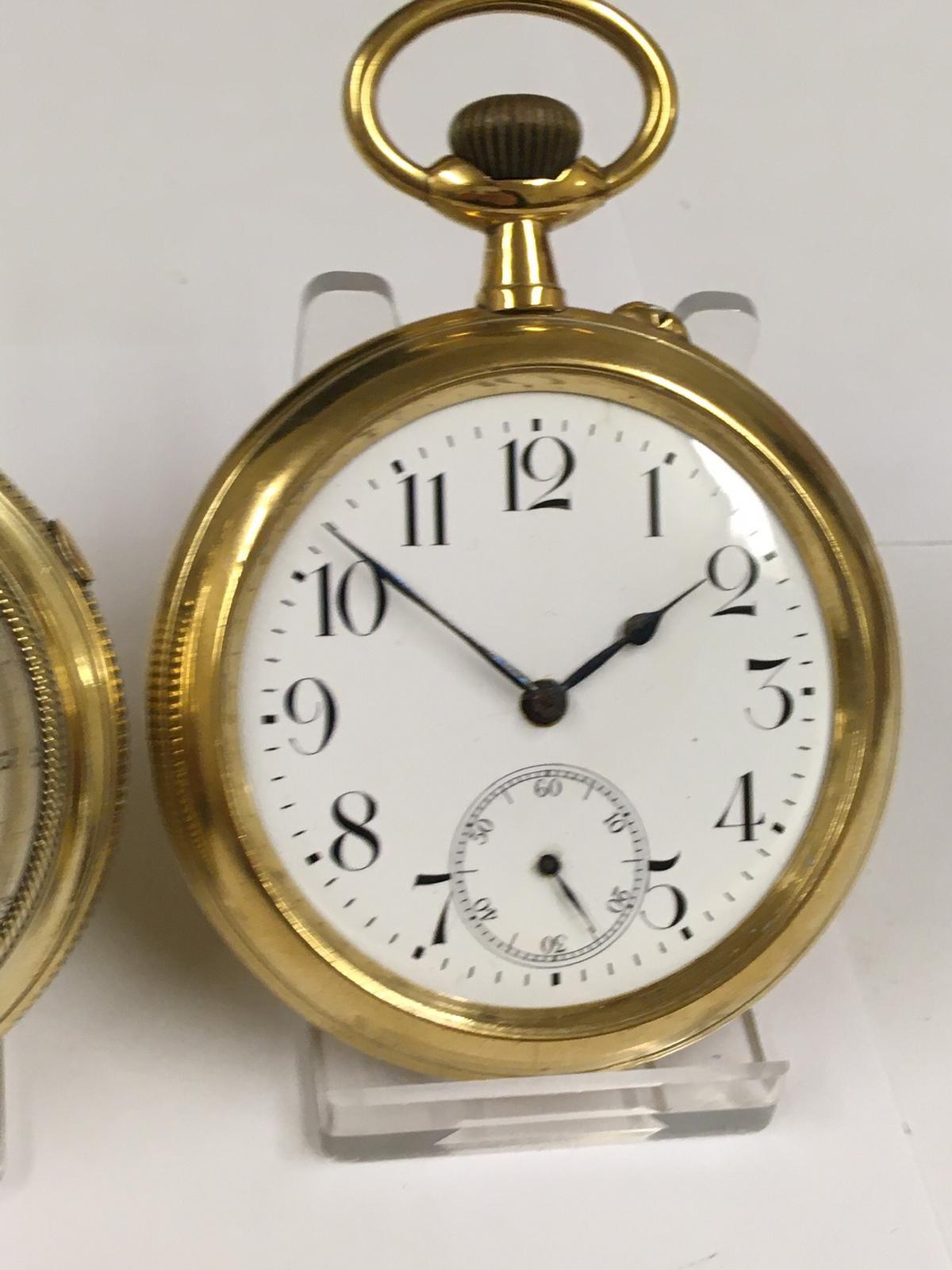 Antique Goliath pocket watch and very large antique Chronograph pocket watch (2) - Image 11 of 11