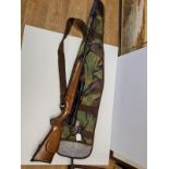 Wembley Omega 177 Air Rifle with Bisley Telescope Site and Carrying Bag.