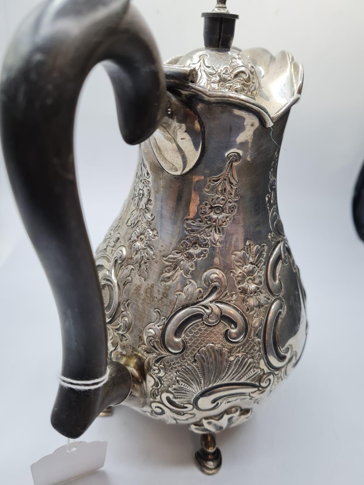 Ornate Silver Water Jug Made in London 1920 - Image 5 of 6