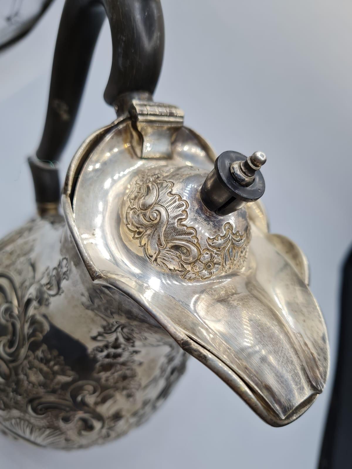 Ornate Silver Water Jug Made in London 1920 - Image 3 of 6