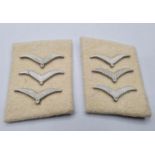 'World War 2 Luftwaffe' "Hermann Goering" EM/NCO/Other ranks Collar Tabs Matching original pair.