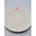 Luftwaffe Dinner Plate - 1940 Dated Heinrich' ware by H & C of Selb, Germany. Approx. 23cm diameter.