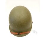 WW2 D-Day US McCord M1 Helmet. Batch No:280G which dates June 1944. Complete with a Seaman?s Paper