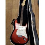 Fender Stratocaster Guitar MN3108981 with original hard case (missing back plate)