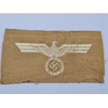 Original DAK Afrika Korps Kreigsmarine issue woven breat eagle