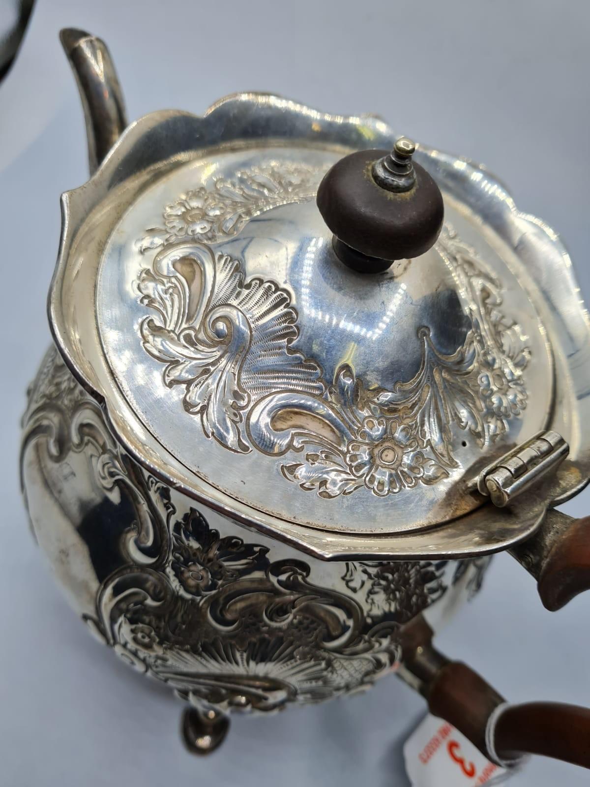 1920 Ornate Silver Teapot 766g - Image 3 of 8