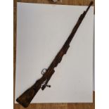 WW1 Battlefield Relic German Mauser Karbine-98 (K-98) Rifle. This little Gem was found in the
