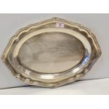 ASPREY STERLING SILVER TRAY, weight 1881.2G