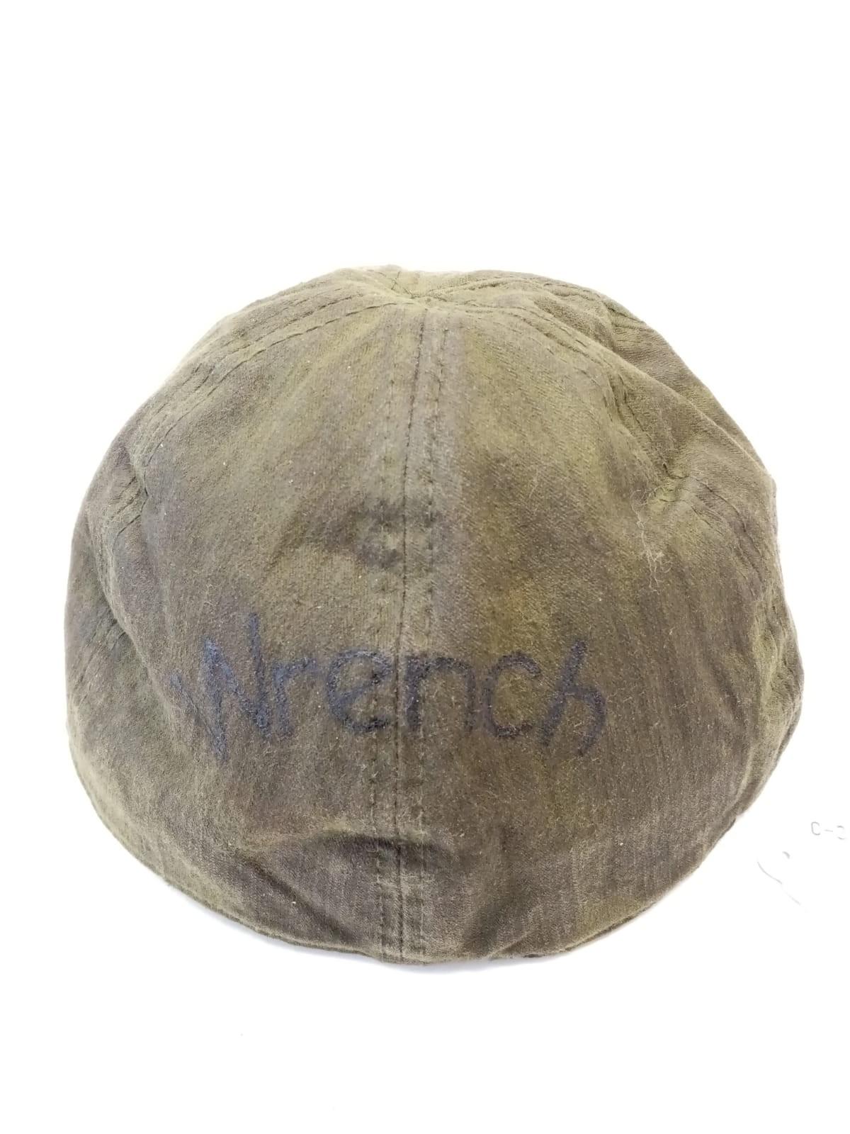 WW2 US Army Air Force mechanics cap with hand painted art - Image 3 of 5