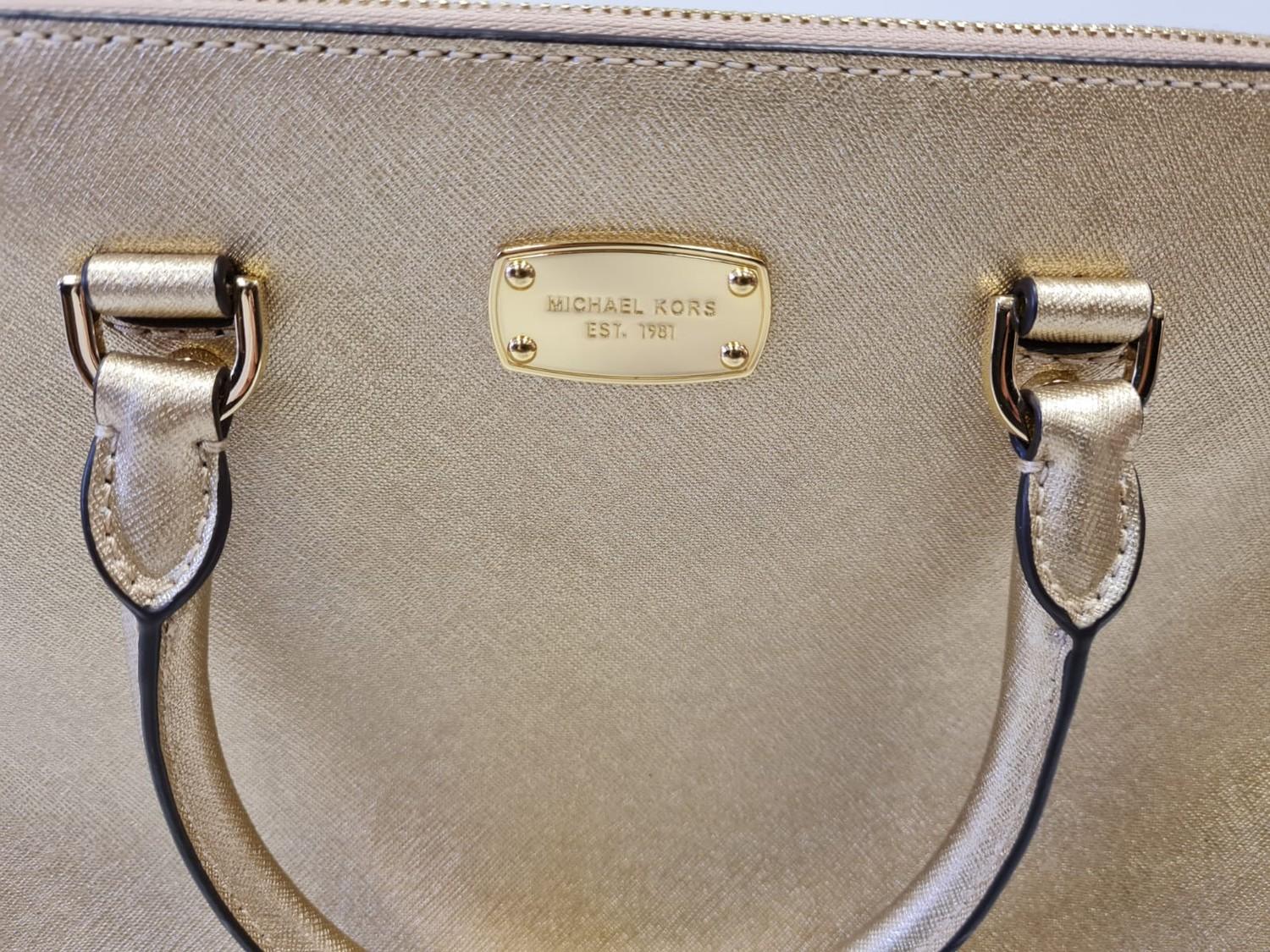 Michael Kors new and unused handbag in a subtle shade of Chantilly gold - Image 2 of 5