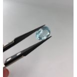 Aquamarine oval cut 4.19ct (Box 38)