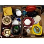 Boxes of Vintage Ashtrays & Ice Buckets etc