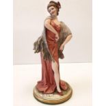 Capo Di Monte Dancer Figurine by Bruno Merli. In excellent condition. Height 30 CM