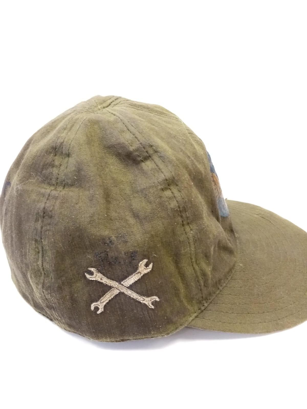 WW2 US Army Air Force mechanics cap with hand painted art - Image 4 of 5