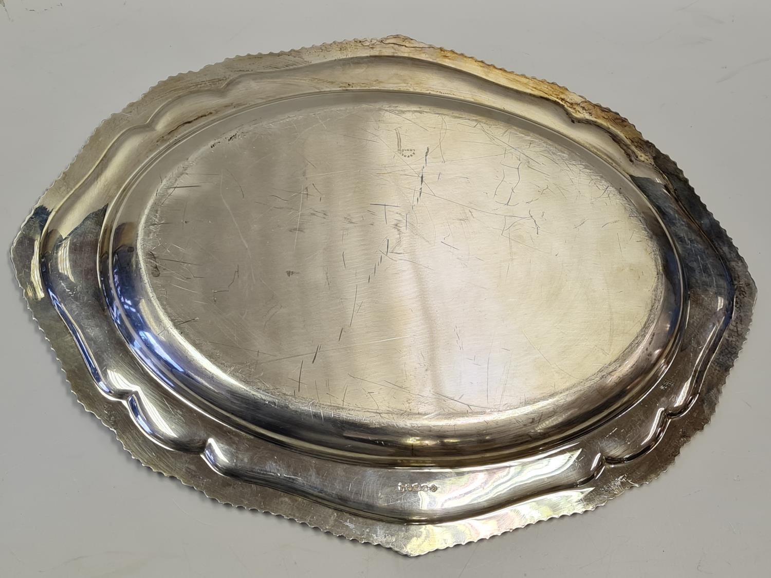ASPREY STERLING SILVER TRAY, weight 1881.2G - Image 5 of 7
