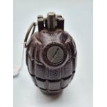 INERT WW2 No 36 Mills M Mk1 Grenade. Made by ?Vadis? Davis & Brocklesbury Manchester. Totally