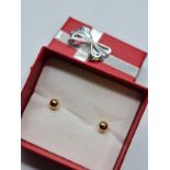 9ct Gold Stud Earrings.