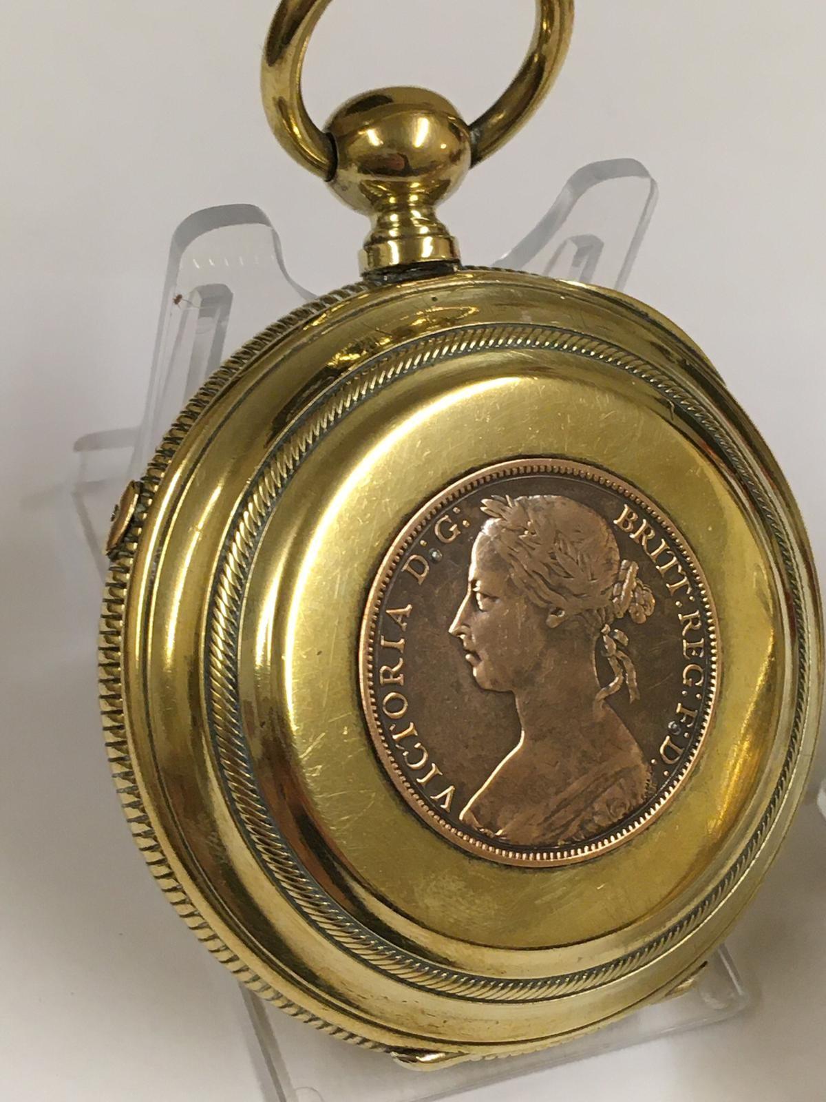 Antique Goliath pocket watch and very large antique Chronograph pocket watch (2) - Image 9 of 11