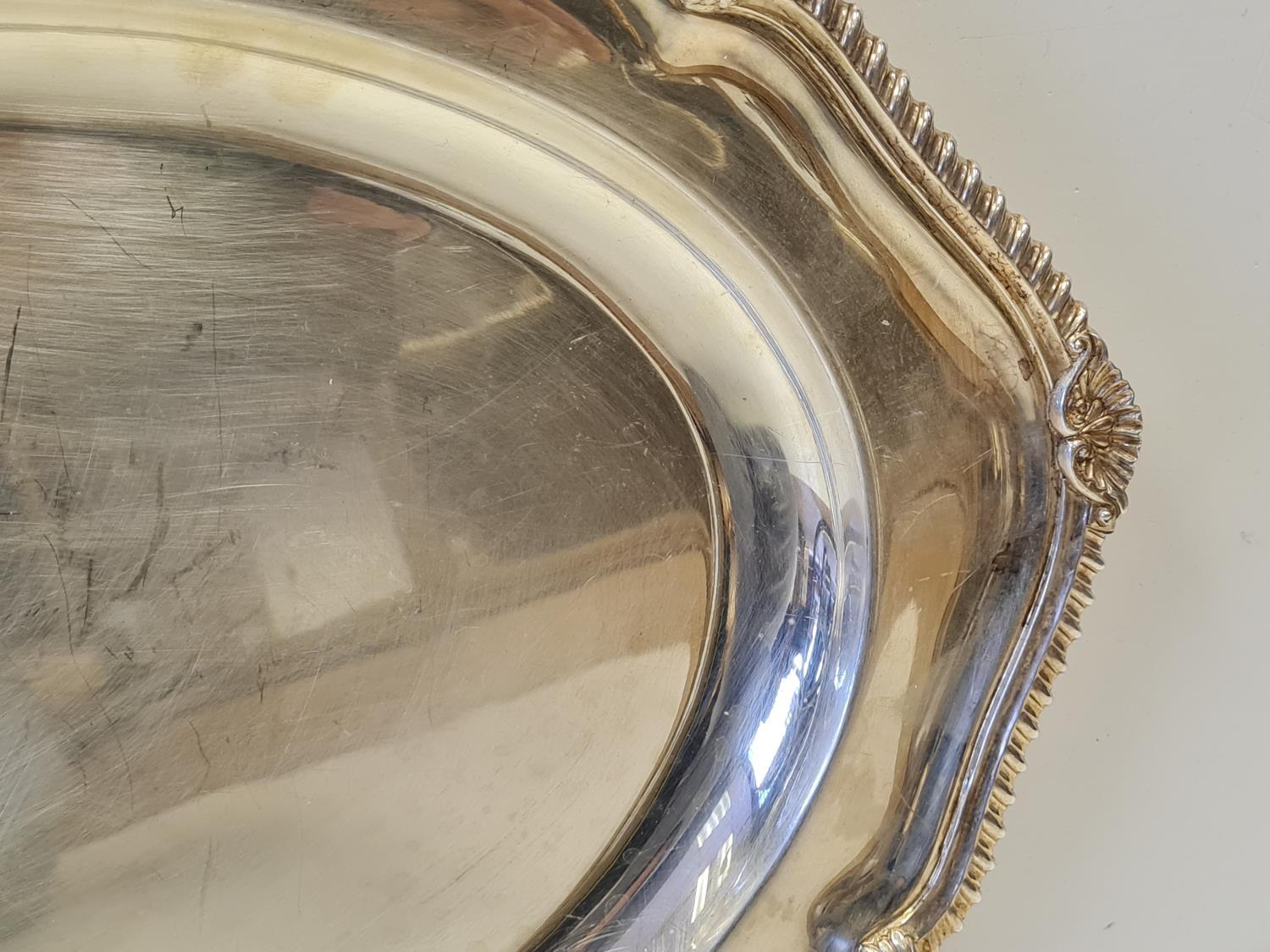 ASPREY STERLING SILVER TRAY, weight 1881.2G - Image 3 of 7