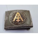 WW2 Free French Resistance Trophy Buckle. Made from a German Soldiers Buckle.