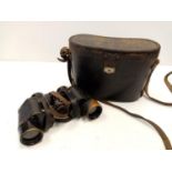 German Military independently focusing, sealed binoculars circa 1920?s used during WW2 for sure as